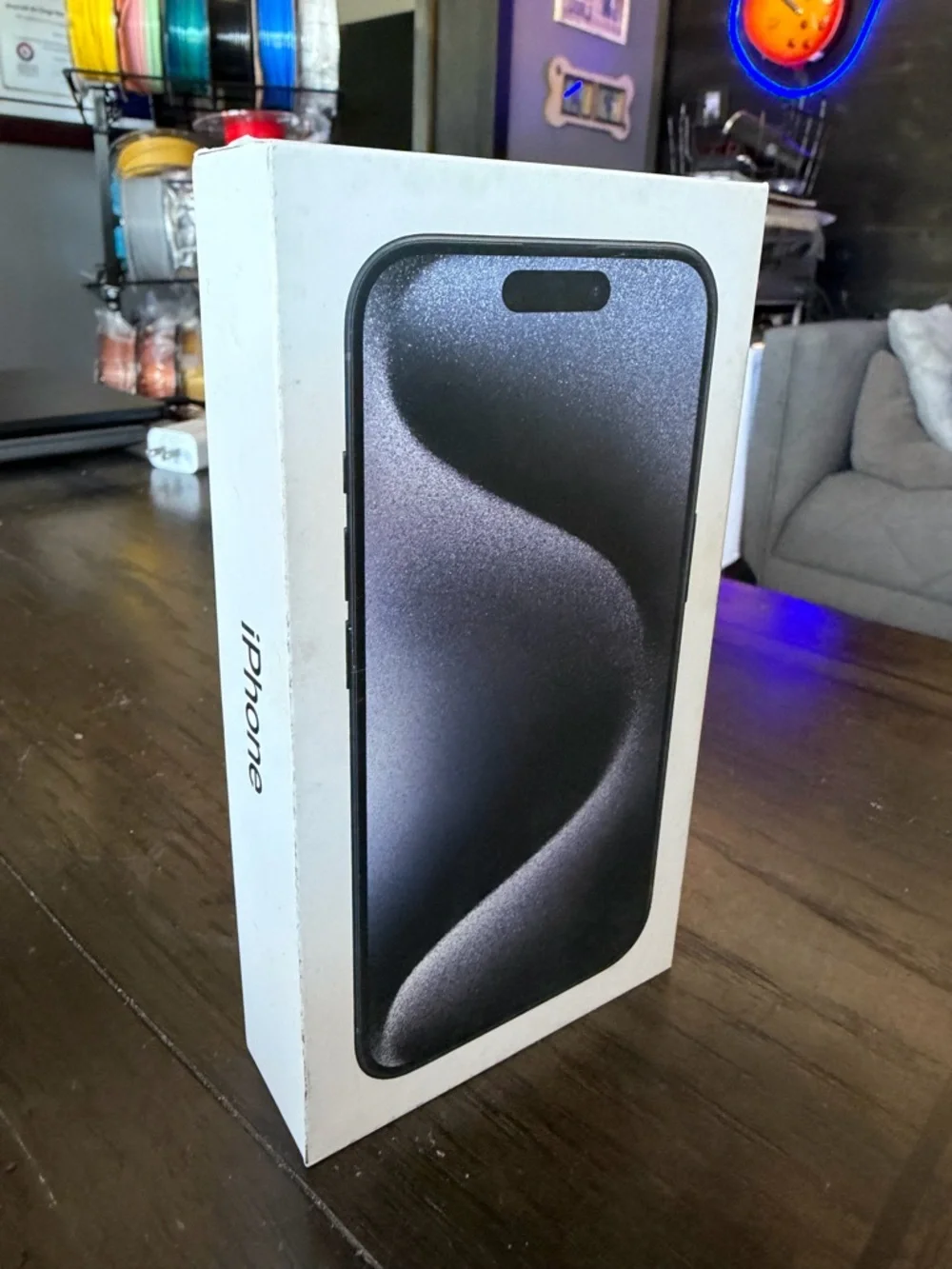 Apple iPhone 15 Pro 512 GB Blue Titanium Box